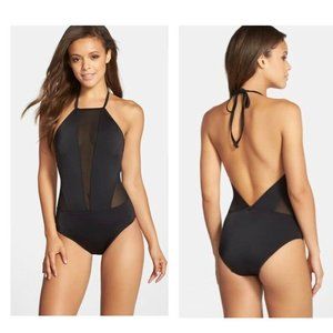 Ted Baker London Mesh Panel One Piece Swimsuit NEW